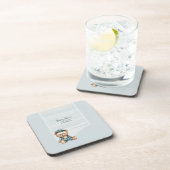 Babydusche Thema Hard Plastic Untersetzer (Rechte Seite)