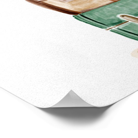 Babydusche - Themenabend Begrüßungszeichen Poster (Ecke)