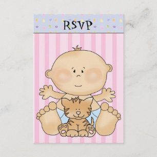 Babydusche UAWG RSVP Karte