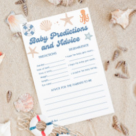 Babydusche und Babyvoraussagen und Ratschläge