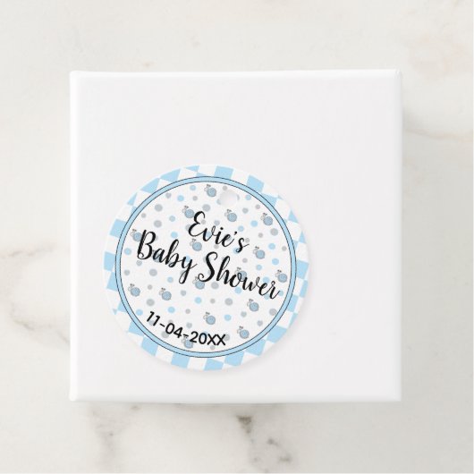 Babydusche und Schnecken Geschenkanhänger (Beispiel)