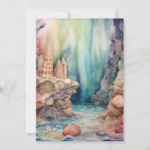 Babydusche unter dem Meer Einladung (Rückseite)