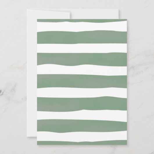 Babydusche Vater Jokes Game Green Teddy Bear Card Einladung (Rückseite)