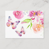 Babydusche Verschlusskarten Windeln Raffelblume Begleitkarte (Rückseite)