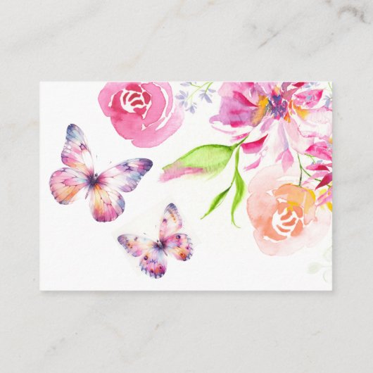 Babydusche Verschlusskarten Windeln Raffelblume Begleitkarte (Rückseite)