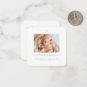 Babydusche Vielen Dank, dass Sie DIY Color Script Mitteilungskarte (Vorderseite/Rückseite Beispiel)