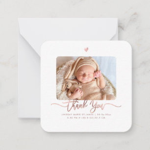 Babydusche Vielen Dank, dass Sie DIY Color Script  Mitteilungskarte