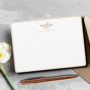 Babydusche Vielen Dank, dass Sie eine flache Note  Dankeskarte