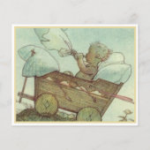 Babydusche "Vintag Moon and Stars" (Rückseite)