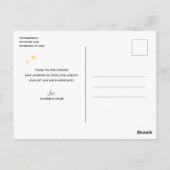 Babydusche von Elephant and Stars per Mail Vielen  Postkarte (Rückseite)