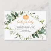 Babydusche von Fall Pumpkin Anfrage Begleitkarte (Vorderseite)