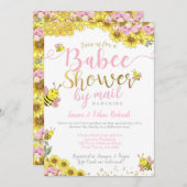 Babydusche von Mail Bee Einladung (Vorne/Hinten)