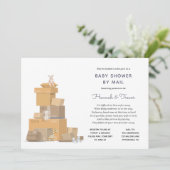 Babydusche von Mail Gender Neutral Einladung (Stehend Vorderseite)