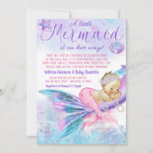 Babydusche von Mail Mermaid Babydusche Einladung (Vorderseite)