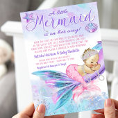 Babydusche von Mail Mermaid Babydusche Einladung
