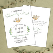 Babydusche von Mail Niedlich Mama Bird Einladung