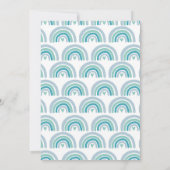 Babydusche von Mail Rainbow Einladung (Rückseite)