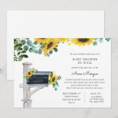 Babydusche von Mail Sunflowers in Mailbox Einladung (Vorne/Hinten)