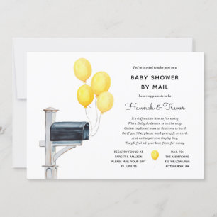 Babydusche von Mail Yellow Balloons Einladung