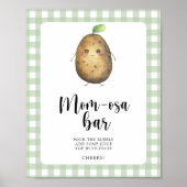 Babydusche von Potato - Momosa Bar Poster (Vorne)