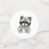 Babydusche von Woodland Animals Anschrift Konfetti (Klein Vorderseite)