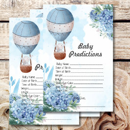 Babydusche Vorhersage Elephant Heißluftballon