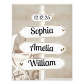 Babydusche Wall Art Fotodruck (Vorne)