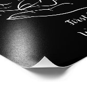 Babydusche Wall Art Fotodruck (Ecke)