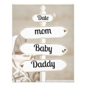 Babydusche Wall Art Fotodruck (Vorne)