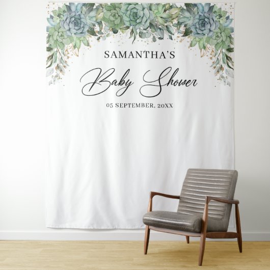 Babydusche Wandteppich (Beispiel)