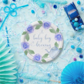 Babydusche Wasserfarbe Blumenbabys Braut Pappteller (Party)