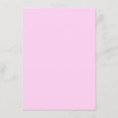 Babydusche Wasserfarbe Bouquet Rose Mama-to-be Hinweiskarte (Rückseite)