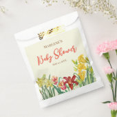 Babydusche Wasserfarbe Orangengelbe Frühlingssonne Geschenktütchen (Versiegelt)