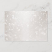 Babydusche Wasserfarbe Rosa Party Begleitkarte (Rückseite)