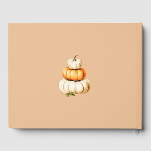 Babydusche Wasserfarbe Wir können warten Gästebuch (Rückseite)