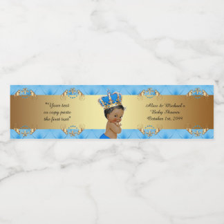 Babydusche Wasserflaschen Labels, Royal Baby Dusch Wasserflaschenetikett