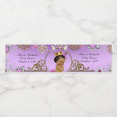 Babydusche Wasserflaschen Labels, Royal Baby Dusch Wasserflaschenetikett (Einzelnes Label)