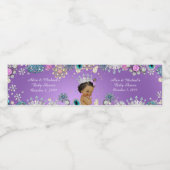 Babydusche Wasserflaschen Labels, Royal Baby Dusch Wasserflaschenetikett (Einzelnes Label)