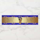 Babydusche Wasserflaschen Labels, Royal Baby Dusch Wasserflaschenetikett (Einzelnes Label)