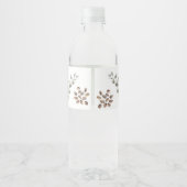 Babydusche Wasserflaschenetikett (Rückseite)