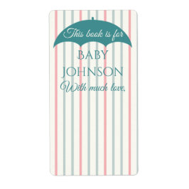 Babydusche "Watermelon" Buchzeichen Sheet von 8