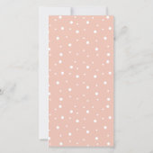 Babydusche Weg zum Mond Dankeskarte (Rückseite)