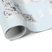 Babydusche Weihnachten Winter Arktische Tiere Geschenkpapier (Rolleneckpunkt)