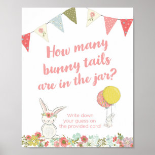 Babydusche Wie viele sonnige Schwänze sind im Jar  Poster