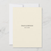 Babydusche Wildblume Einladung (Rückseite)