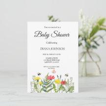 Babydusche Wildblume