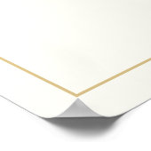 Babydusche - Willkommen Poster (Ecke)