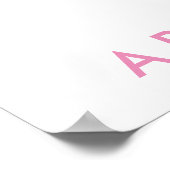 Babydusche Willkommenspender Poster (Ecke)