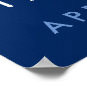 Babydusche Willkommenspender Poster (Ecke)