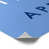 Babydusche Willkommenspender Poster (Ecke)